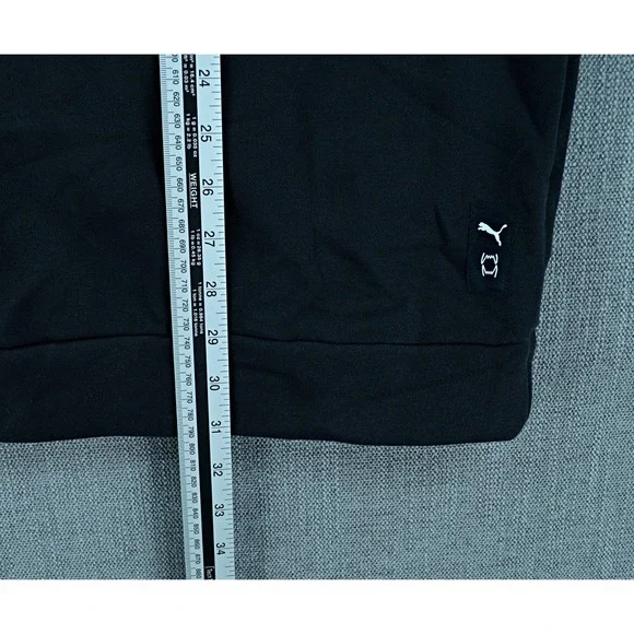 Puma Hoodie Men's 2XL Black Hoops Posterize 2.0 Sweatshirt Graphic Pullover NWT - Picture 8 of 12
